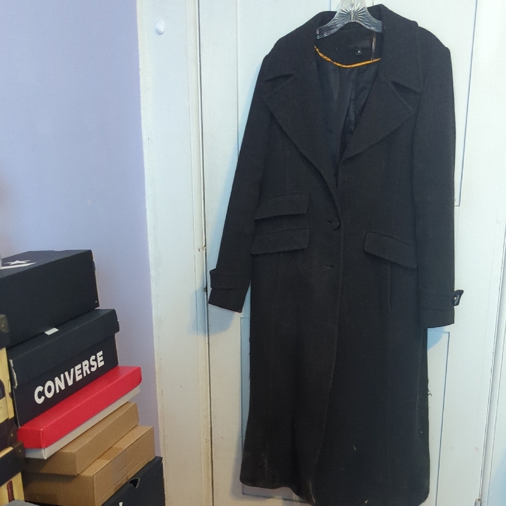 Worthington Fully Lined Long Wool Dress Coat. See Listing Description.